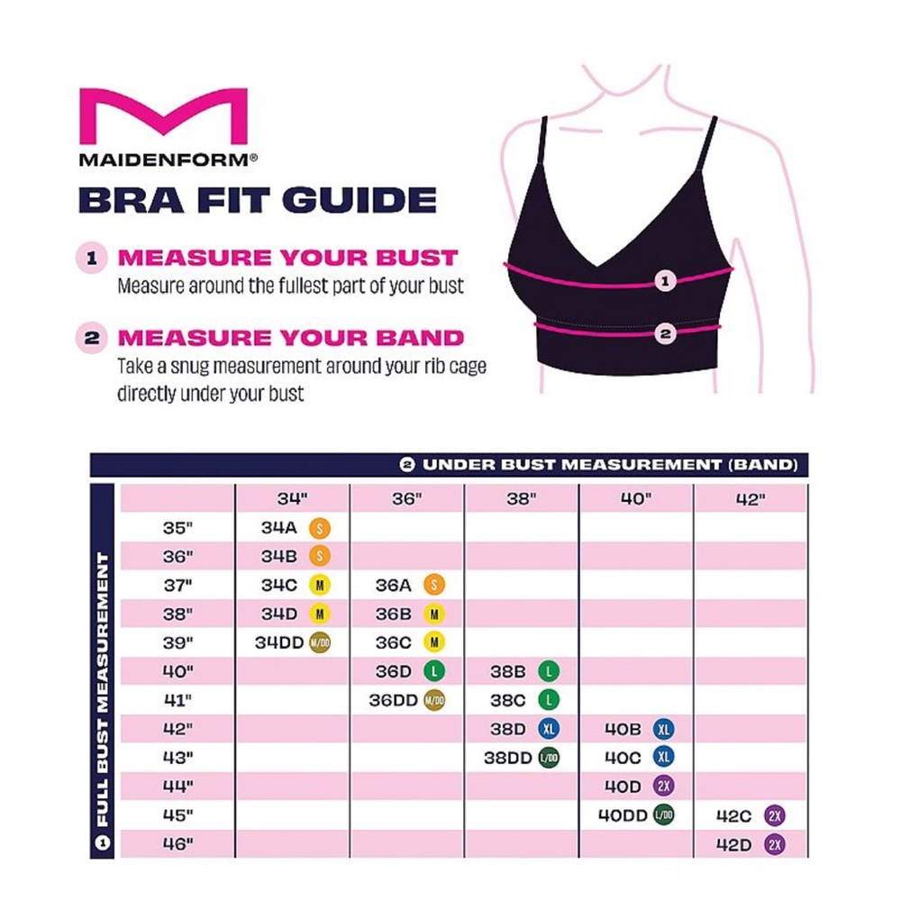 Maidenform Wireless Stretch Rib Seamless Bralette - Teal Size LG - Picture 7 of 7
